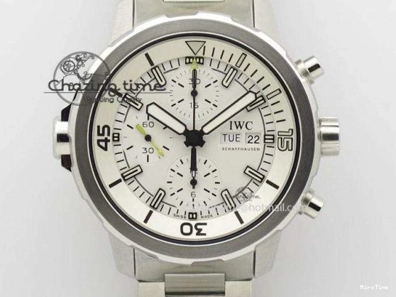 MIROTIME 0308 Big Pilot Top Gun Miramar PVD Plated Titanium on Green Nylon Strap A23J Refined 7398